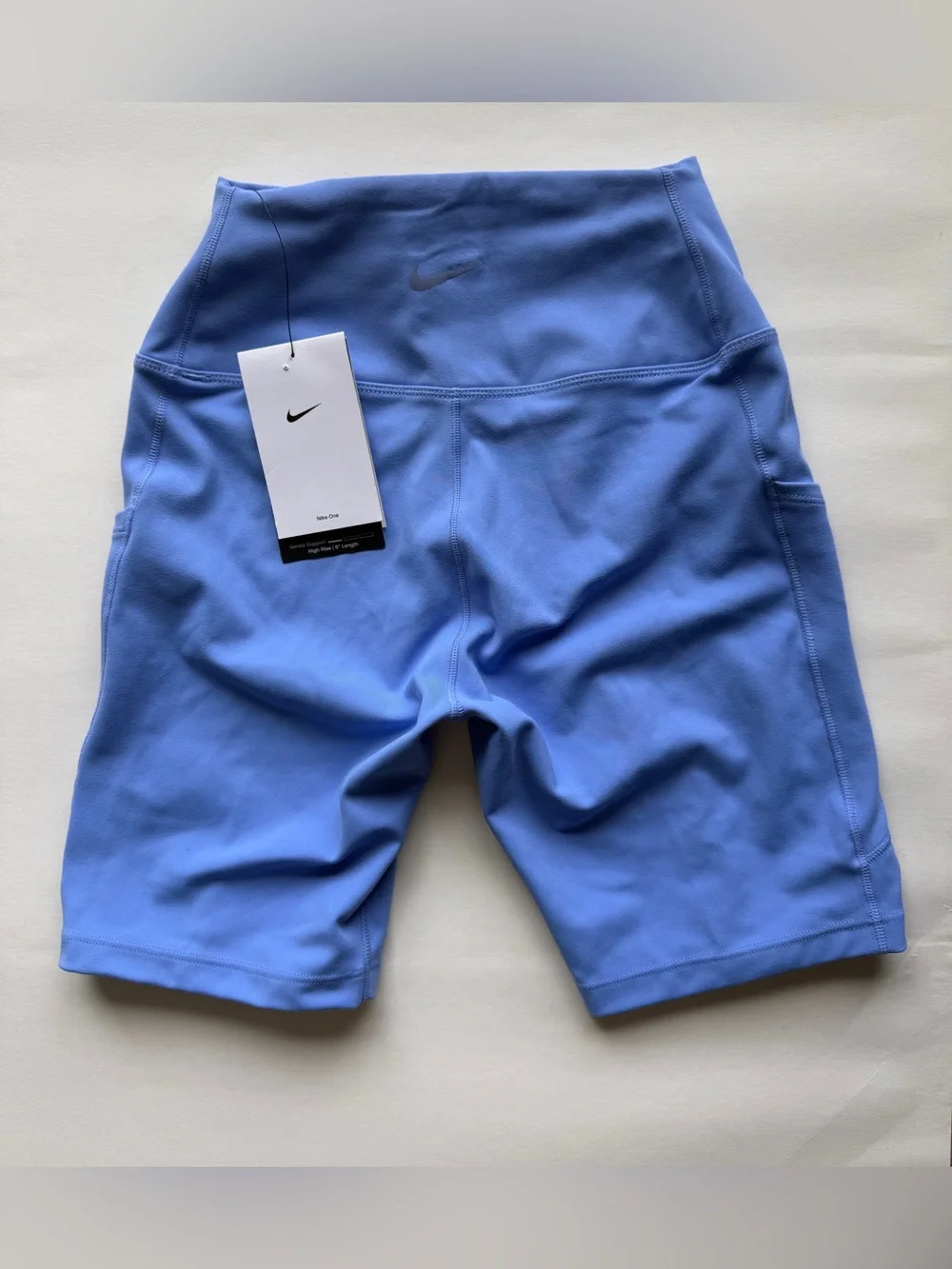 Nike Universa [S] Women's High-Waisted 8” Biker Shorts Malt Mink FZ6758-518